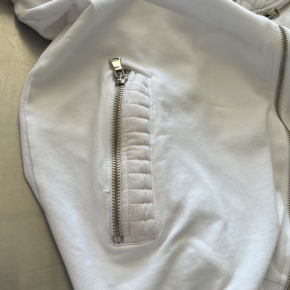 White Zip up! - Picture 5 of 5